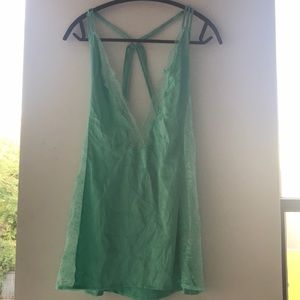 NWT Victoria’s Secret Lingerie - S Mint Green Lace